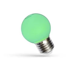 LED lempa, Spectrum, P45, 1W, E27, žalios spalvos