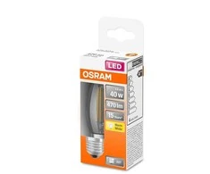 LED lemputė OSRAM, B35, E27, 4 W, 470 lm, 2700 K