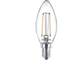 LED lemputė PHILIPS, B35, E14, 2 W, 250 lm, 2700 K