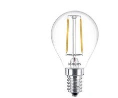 LED lemputė PHILIPS, P45, E14, 2 W, 250 lm, 2700 K