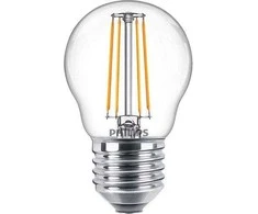 LED lemputė PHILIPS, P45, E27, 4,3 W, 470 lm, 2700 K