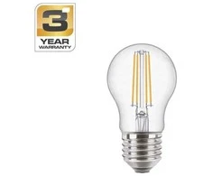 LED lemputė STANDART, P45, E27, 4,3 W, 470 lm, 2700 K