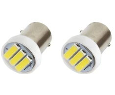 Amio LED lemputės Standard BA9s 3xSMD 7020 12V 2vnt.