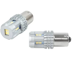 Amio Żarówki LED lemputės Canbus 3020 itin ryškios 22SMD 1156 BA15S P21W R10W R5W baltos 12V 24V aimo-02449