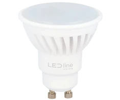 Led Line Prime Lemputė LED GU10 230V 5W 700lm, 142lm/W, 120° šiltai balta 2700K, keramikinė