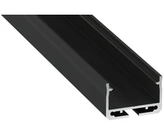 LED profilis, juodas anoduotas, SILEDA, 2.02 m, LUMINES