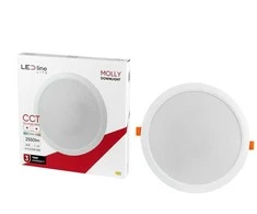 Led_Line Įmontuojamas šviestuvas LED Line MOLLY, 24W, 3000-6000°K,LED