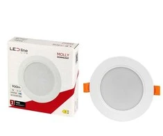 Led_Line Įmontuojamas šviestuvas LED Line MOLLY, 9W, 4000°K, LED
