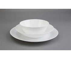 Lėkštė pietų Okko, 25.4 cm x 25.4 cm, balta