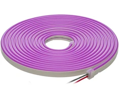 Lemlux LED juosta NEON FLEX 12Vdc, 7.2W/m, karpoma 1cm, Violetinė, 6x12mm, 5m ritė, IP67