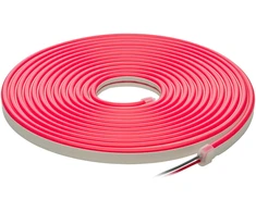 Lemlux LED juosta NEON FLEX 12Vdc, 7.2W/m, karpoma 1cm, Raudona, 6x12mm, 5m ritė, IP67