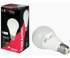 Lemputė LED E27 230V 13W A65 1820lm šiltai balta 2700K, CERAMIC, LED line PRIME