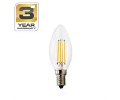 Lemputė STANDART, LED, B35, 2W, E14, 2700K, 250lm, skaidri
