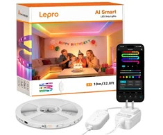 Lepro S1 10m Wi-Fi Bluetooth RGBIC LED juosta