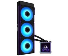 Lian Li HydroShift II LCD-S 360CL AiO Vanduo Cooling, RGB, LCD Ekranas – 360mm, Juodas