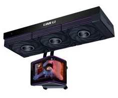 Lian Li HydroShift II OLED Curved 360 UNI FAN P28 All-in-One Vanduo Cooling, 360 mm, OLED Ekranas, P28 Fans – Juodas