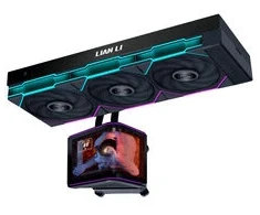 Lian Li HydroShift II OLED Curved 360 UNI FAN TL AiO Vanduo Cooling, 360 mm, OLED Ekranas, TL-FLEX Fans – Juodas