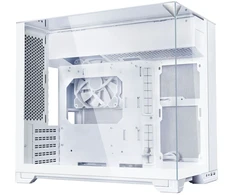 Lian Li O11 Vision-M PC Case, Micro-ATX, Tempered Glass – Baltas
