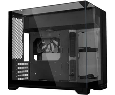 Lian Li O11 Vision-M PC-Gehäuse, Micro-ATX, Tempered Glass – juodos spalvos
