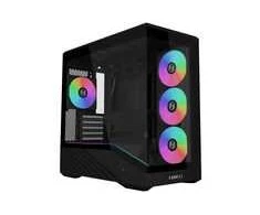 Lian Li VECTOR V100 MINI PC Case, Micro-ATX, Tempered Glass – Juodas