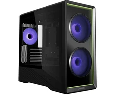Lian Li Vector V150 PC Case, Mini Tower, mATX, Tempered Glass, Infinity Mirror – Juodas