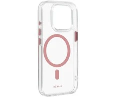 Liavec Glossy Magsafe Clear dėklas skirtas Apple iPhone 13/14 rožinės spalvos