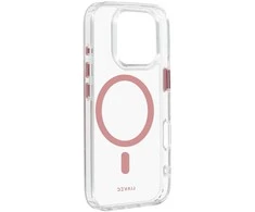Liavec Glossy Magsafe Clear dėklas skirtas Apple iPhone 16 Pro rožinės spalvos