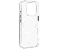 Liavec Glossy Magsafe Clear dėklas skirtas Apple iPhone 16 Pro Max baltos spalvos