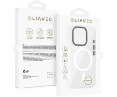 Liavec Hybrid Magsafe Clear dėklas skirtas Apple iPhone 15 Pro Max