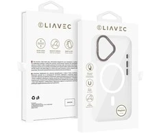 Liavec Hybrid Magsafe Clear dėklas skirtas Apple iPhone 16