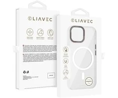 Liavec Hybrid Magsafe Clear dėklas skirtas Apple iPhone 15