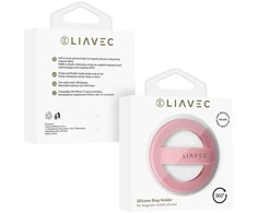 Oem Liavec Ring Magsafe rožinės spalvos