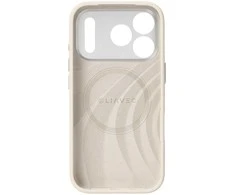 Liavec Silk Shield dėklas su Metal Camera Frame skirtas Apple iPhone 17 Pro beige
