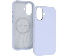 Liavec Silky dėklas su Metal Camera Frame skirtas Apple iPhone 17 mėlynas