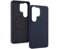 Liavec Silky dėklas su Metal Camera Frame for Samsung Galaxy S26 Ultra mėlynas