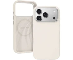 Liavec Silky dėklas su Metal Camera Frame skirtas Apple iPhone 17 Pro beige