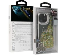 Liavec Snowflake Series dėklas skirtas Apple iPhone 15 Plus juodos spalvos