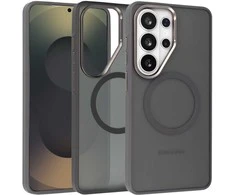 Liavec Soft dėklas Metal Frame skirtas Samsung Galaxy S26 Ultra pilkas