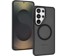 Liavec Soft dėklas Metal Frame skirtas Samsung Galaxy S26 juodas