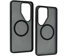 Liavec Soft dėklas Metal Frame skirtas Samsung Galaxy S26 Ultra juodas