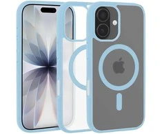 Liavec Soft dėklas skirtas Apple iPhone 17 mėlynos spalvos