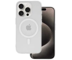 Liavec Warframe Magsafe Series dėklas skirtas Apple iPhone 15 Plus baltos spalvos