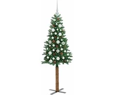 Lieknas Kalėdų eglutė Žalia 150 cm PVC ir kietasis pušų medis