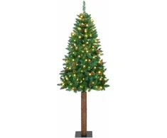 Lieknas Kalėdų eglutė Žalia 210 cm PVC ir kietasis pušų medis