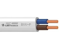 Lietkabelis Kabelis BVV-P, 2 x 1,5 mm²