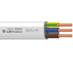 Lietkabelis Kabelis BVV-P, 3 x 1 mm²
