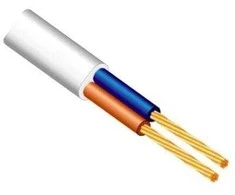 Lietkabelis Kabelis H05VVH2-F, 2 x 1 mm²