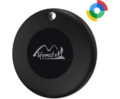 Lifemate/MiLi daiktų ieškiklis GPS Bluetooth LifeTag Tracker HD-P16-3 Android juodos spalvos