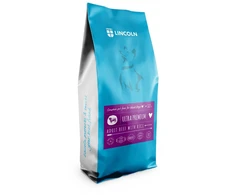 Šunų maistas - LINCOLN Ultra Premium Jautiena Su Ryžiais 12kg Suaugusiems Dideliems/Vidutiniams Šunims