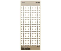 Lipdukai Charlot, apvalūs, Ø8mm, 136vnt pakuotėje, baltos spalvos
